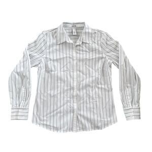 Izod Striped Button Down Size Large